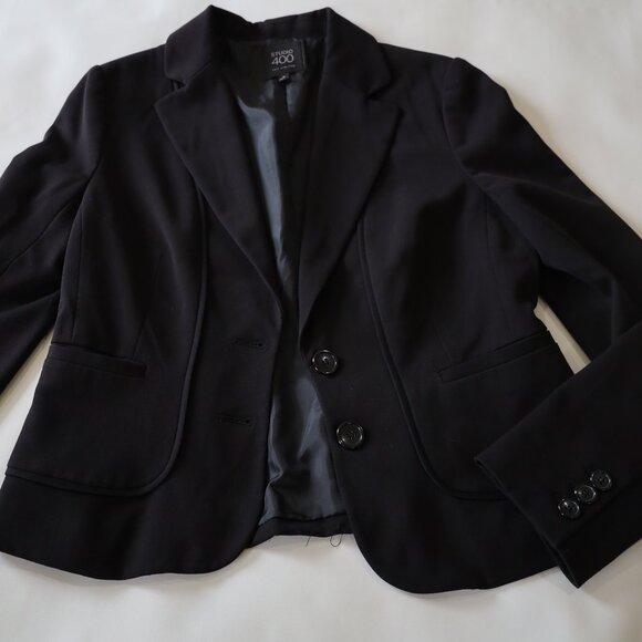 THE LIMITED Size 10 Black Suit Jacket Blazer Career Office - Picture 9 of 11